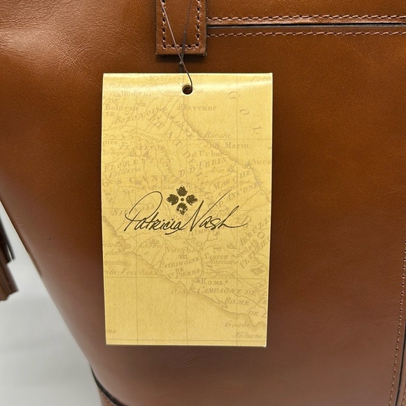 2049- Patricia Nash Tote Bag Genuine Leather NWT - Picture 7 of 14